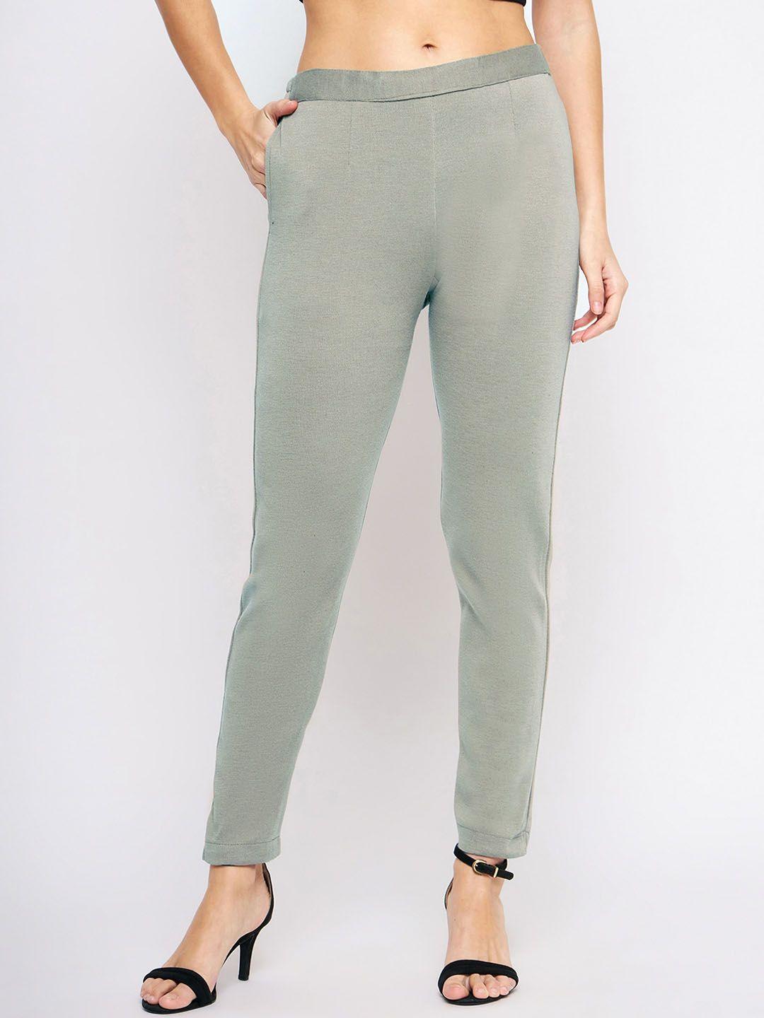 castle lifestyle women grey smart trousers