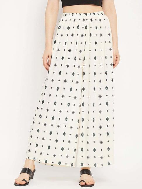 castle off-white printed palazzos