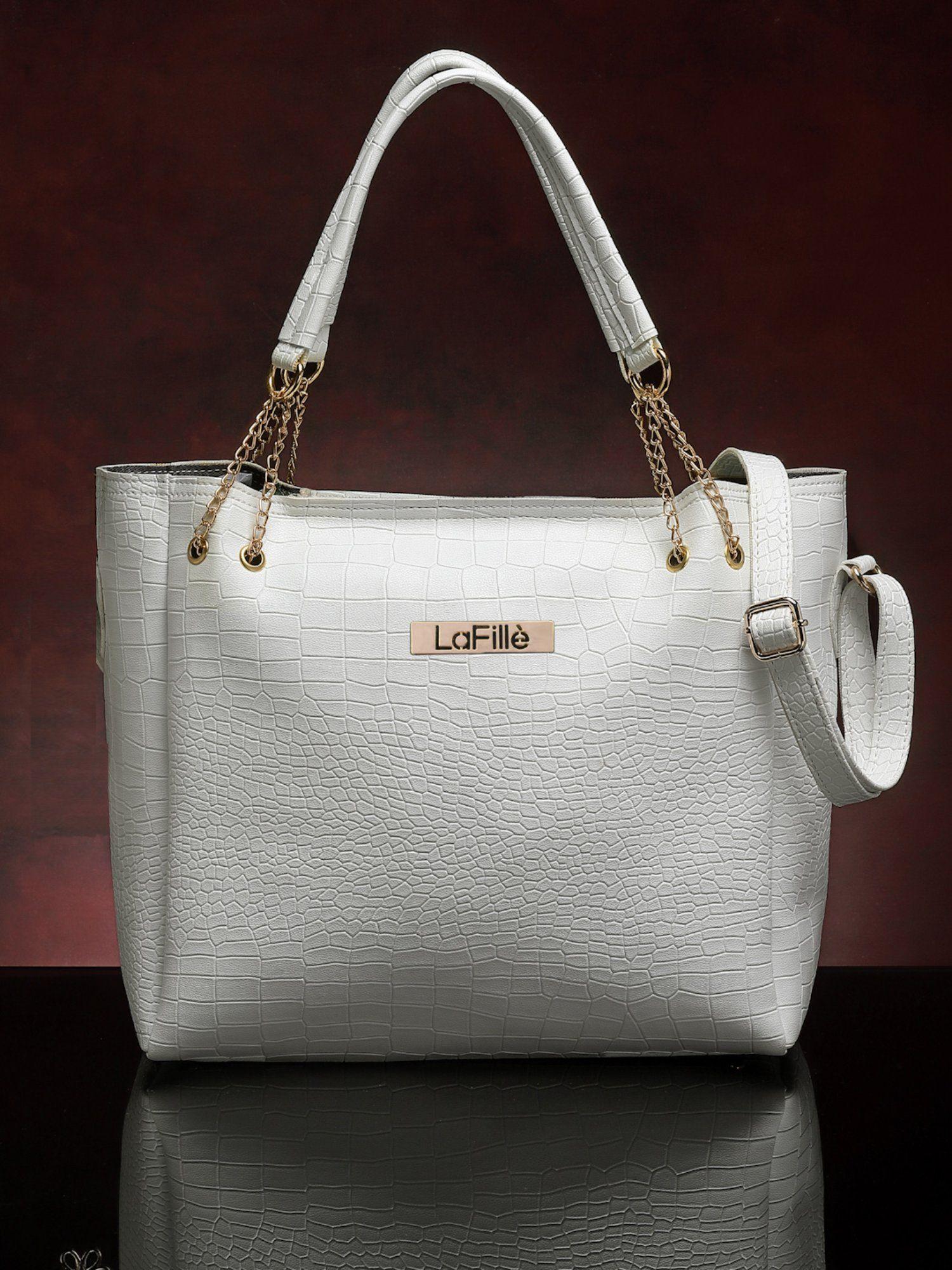 casual and formal handbags for office college - casual use for women (dgn241-white)