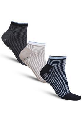 casual crew length cotton socks for men's - pack of 3 - multi