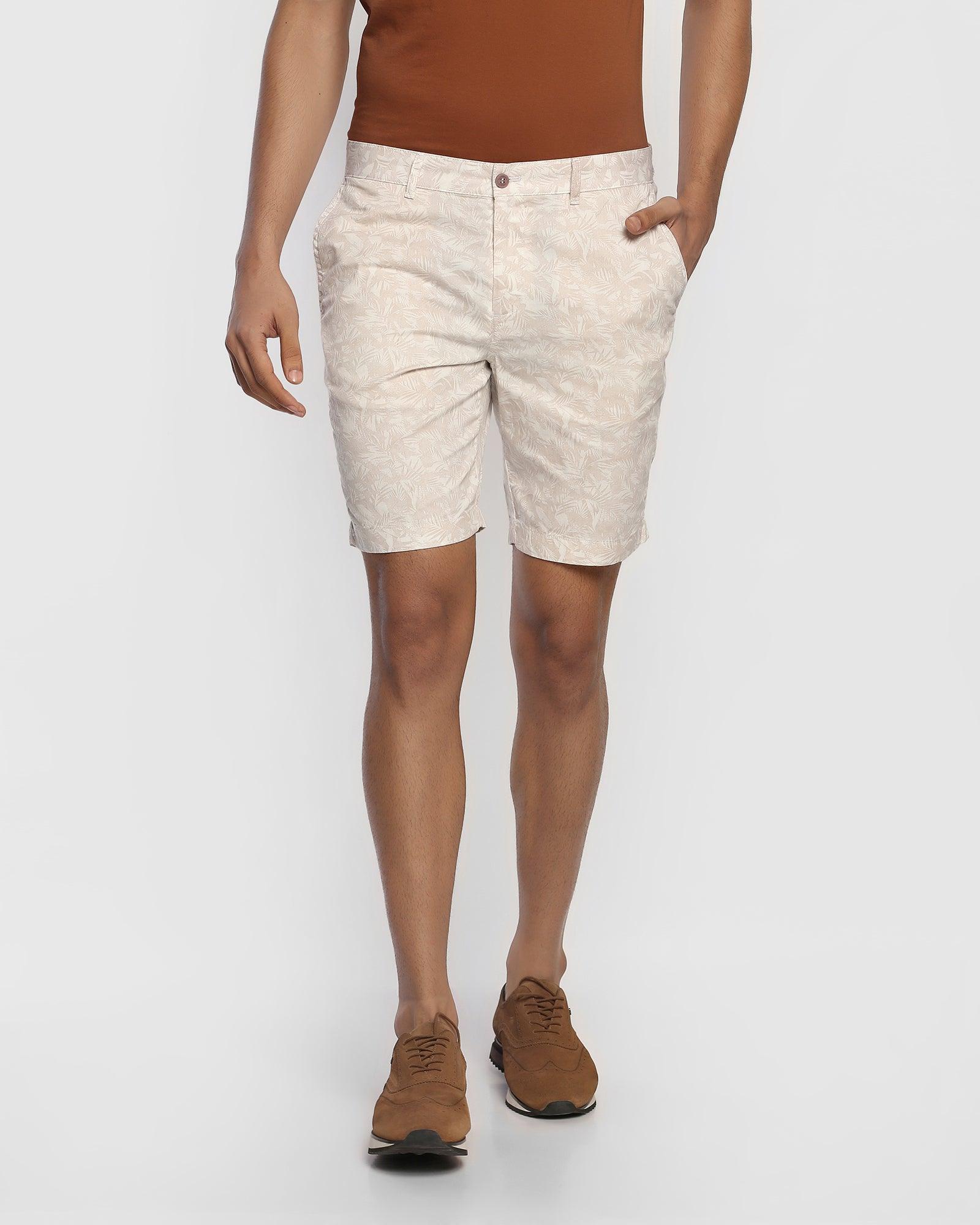 casual lavender printed shorts - jake