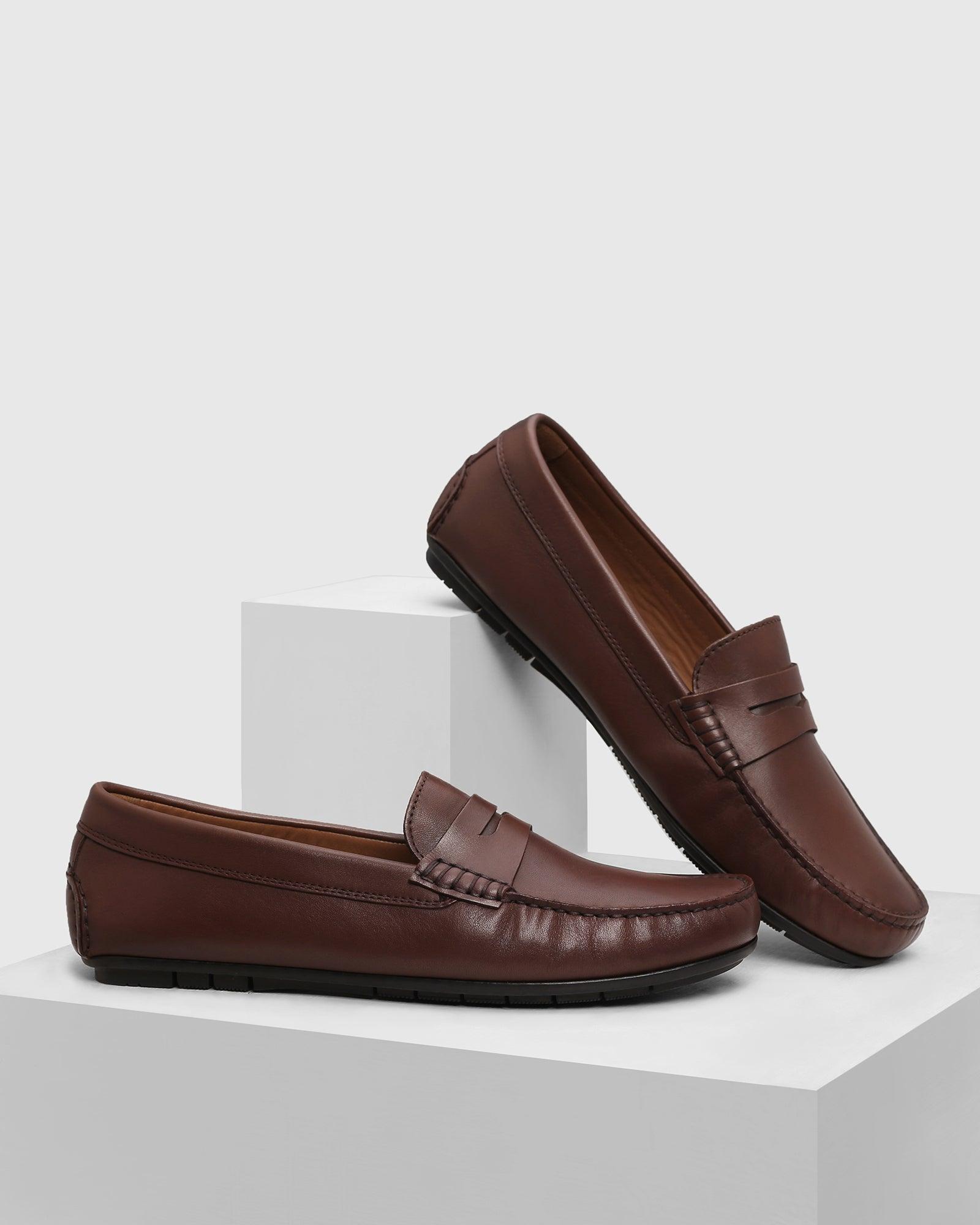 casual loafers shoes in brown (park)