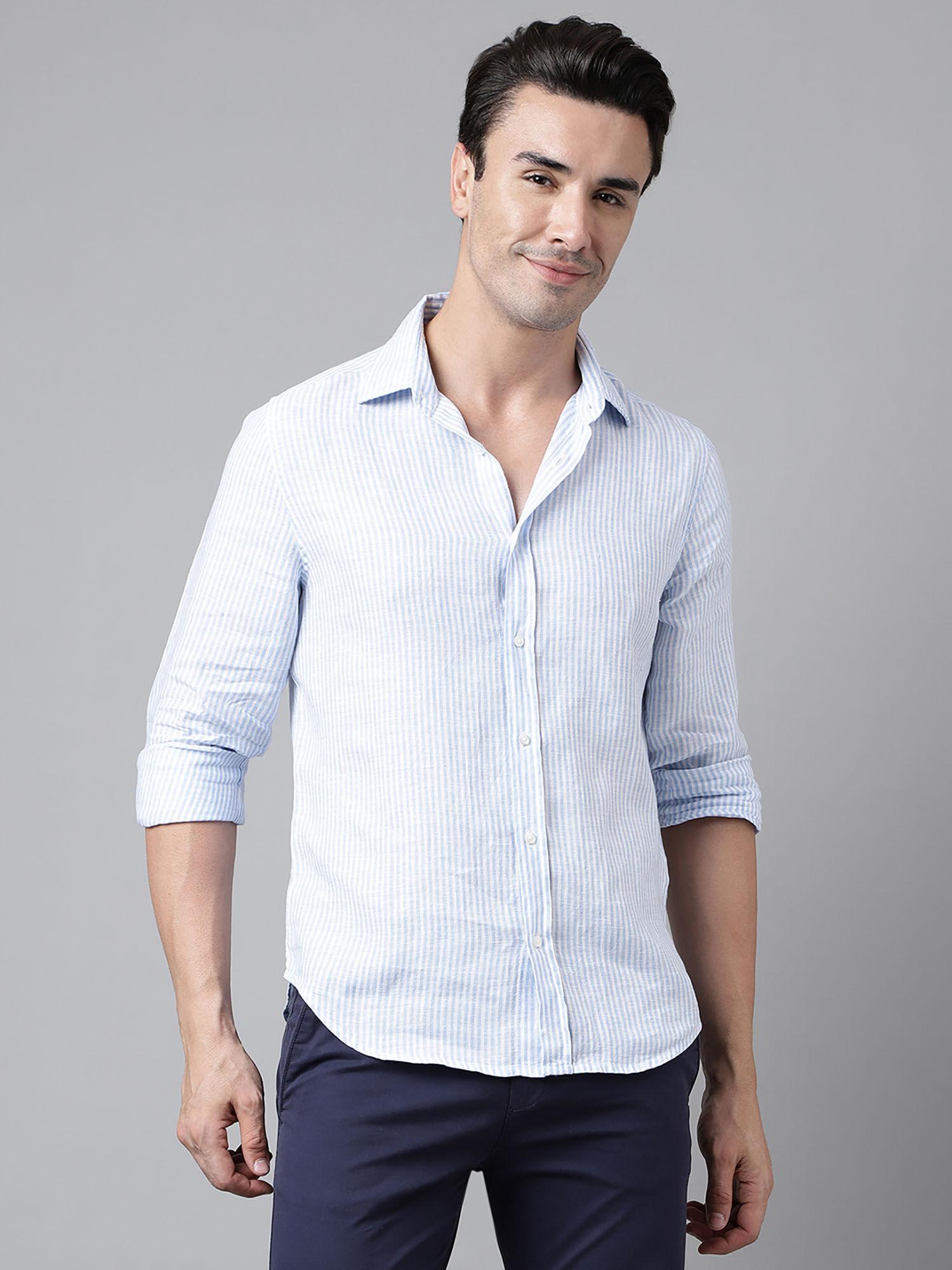 casual shirts blue