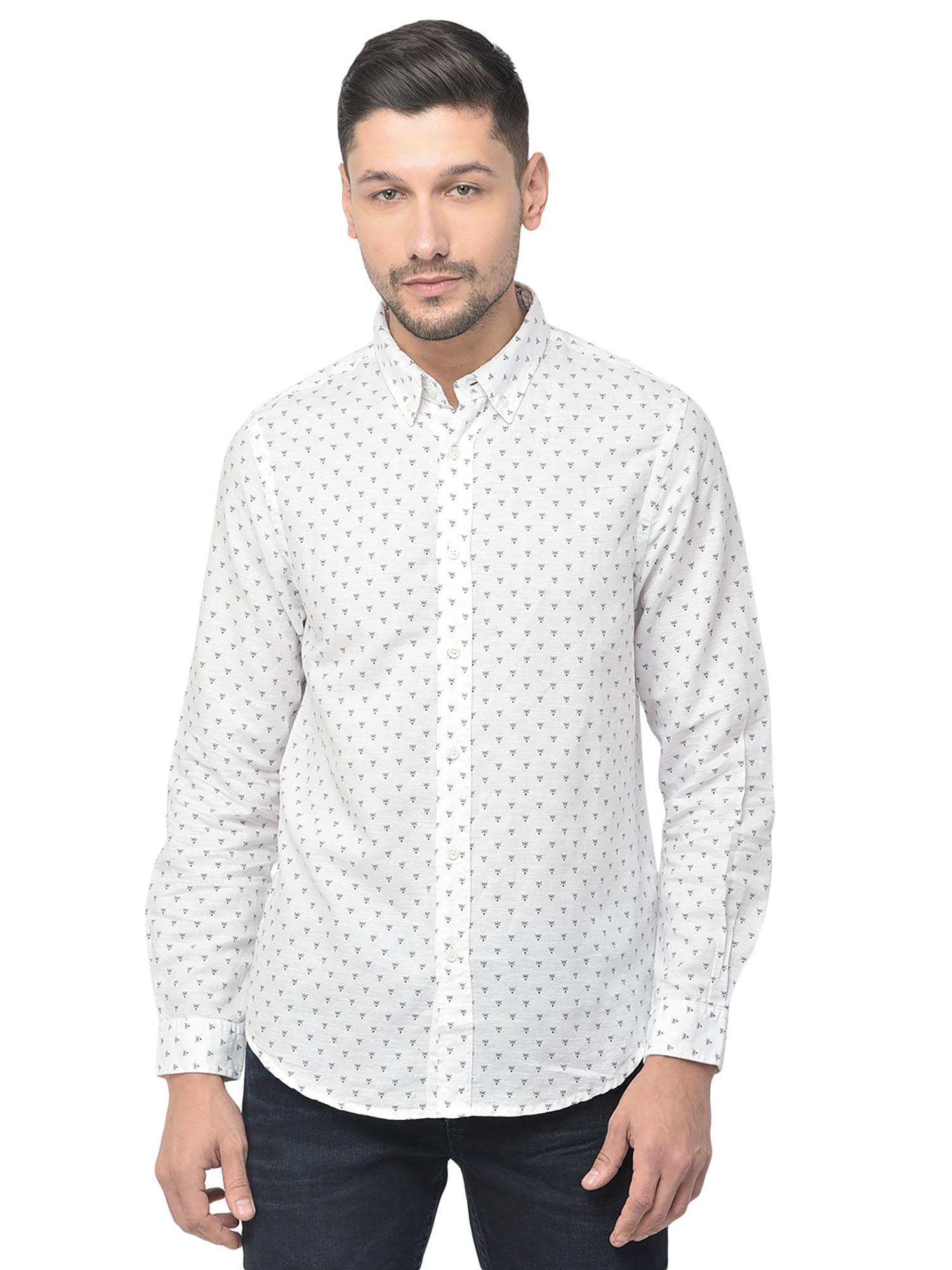 casual shirts white