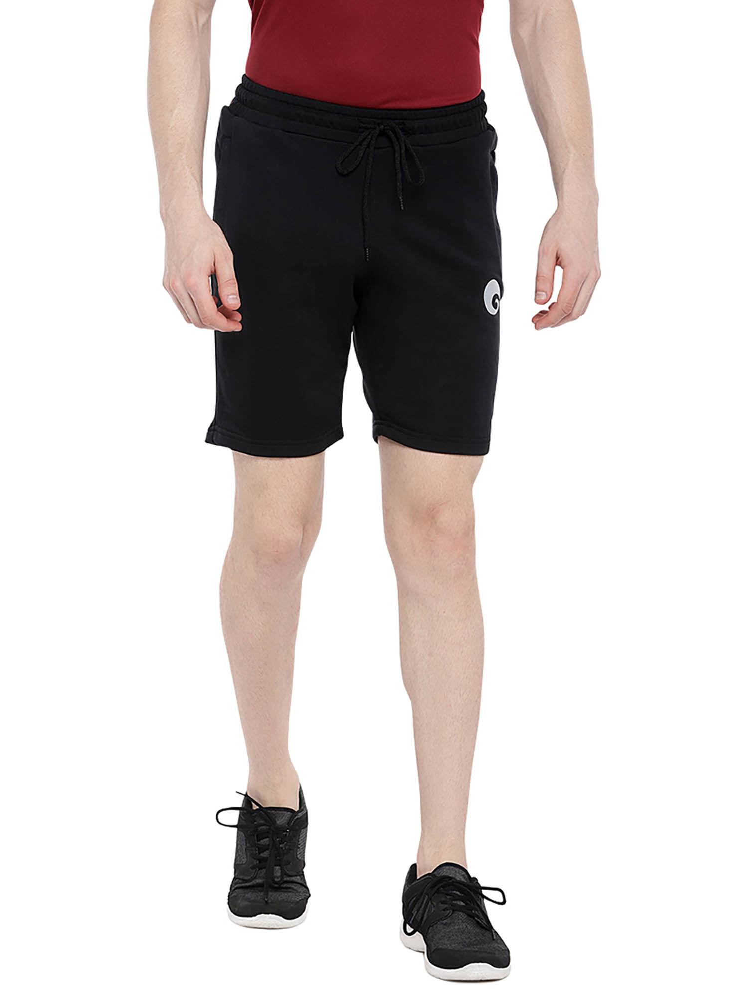 casualport shorts with 4 waystretch for extreme comfort foren - black