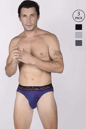 casuals-4002-men-solid-cotton-briefs-with-assorted-colours-pack-of-3---multi
