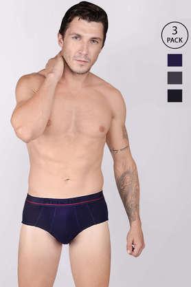 casuals-4003-men-solid-cotton-briefs-with-assorted-colours-pack-of-3---multi