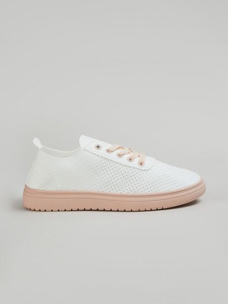 casuals for women  (pink, white , 5)