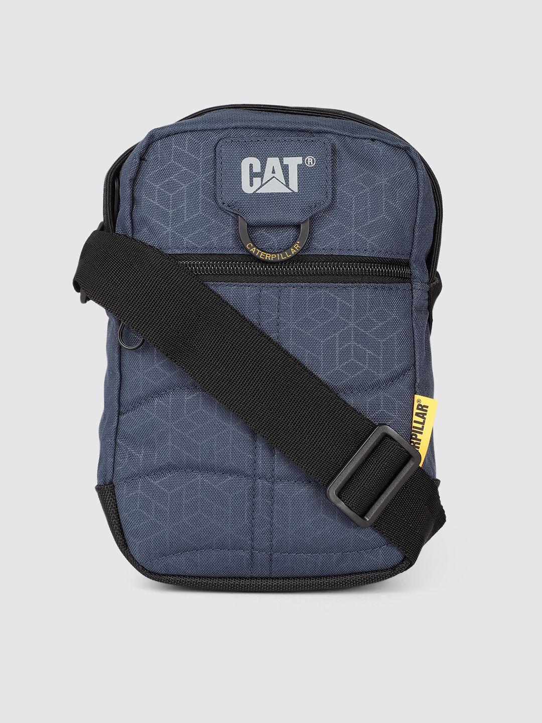 cat unisex blue 1.5 liter embossed tablet bag