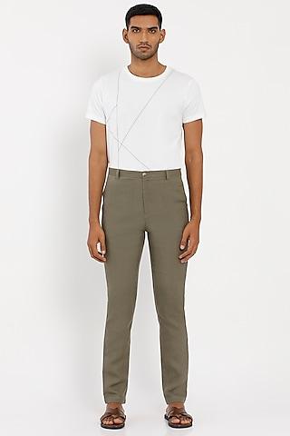 catalina green toco trousers