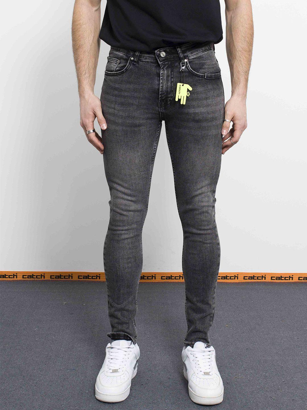 catch men slim fit light fade stretchable jeans