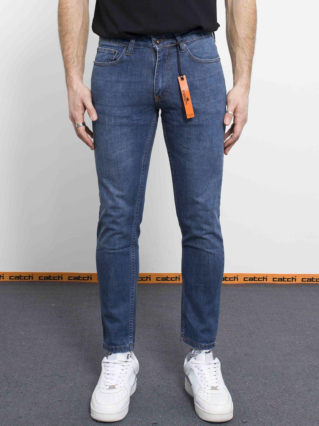 catch men slim fit light fade stretchable jeans