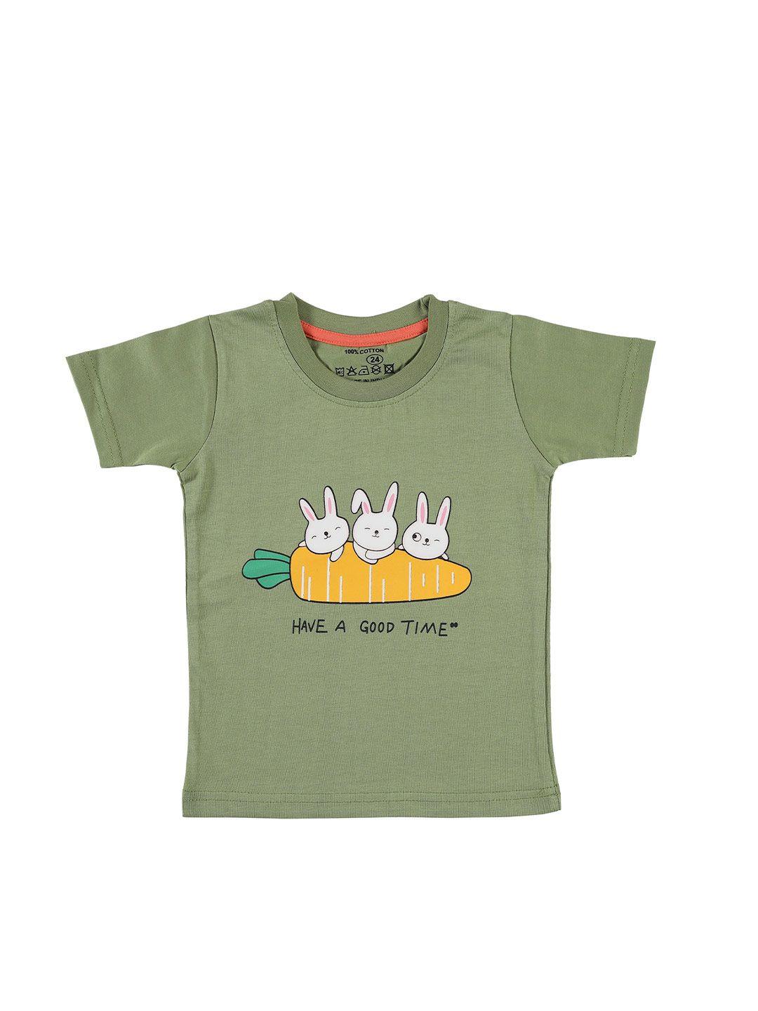 catcub kids graphic printed round neck cotton regular t-shirt