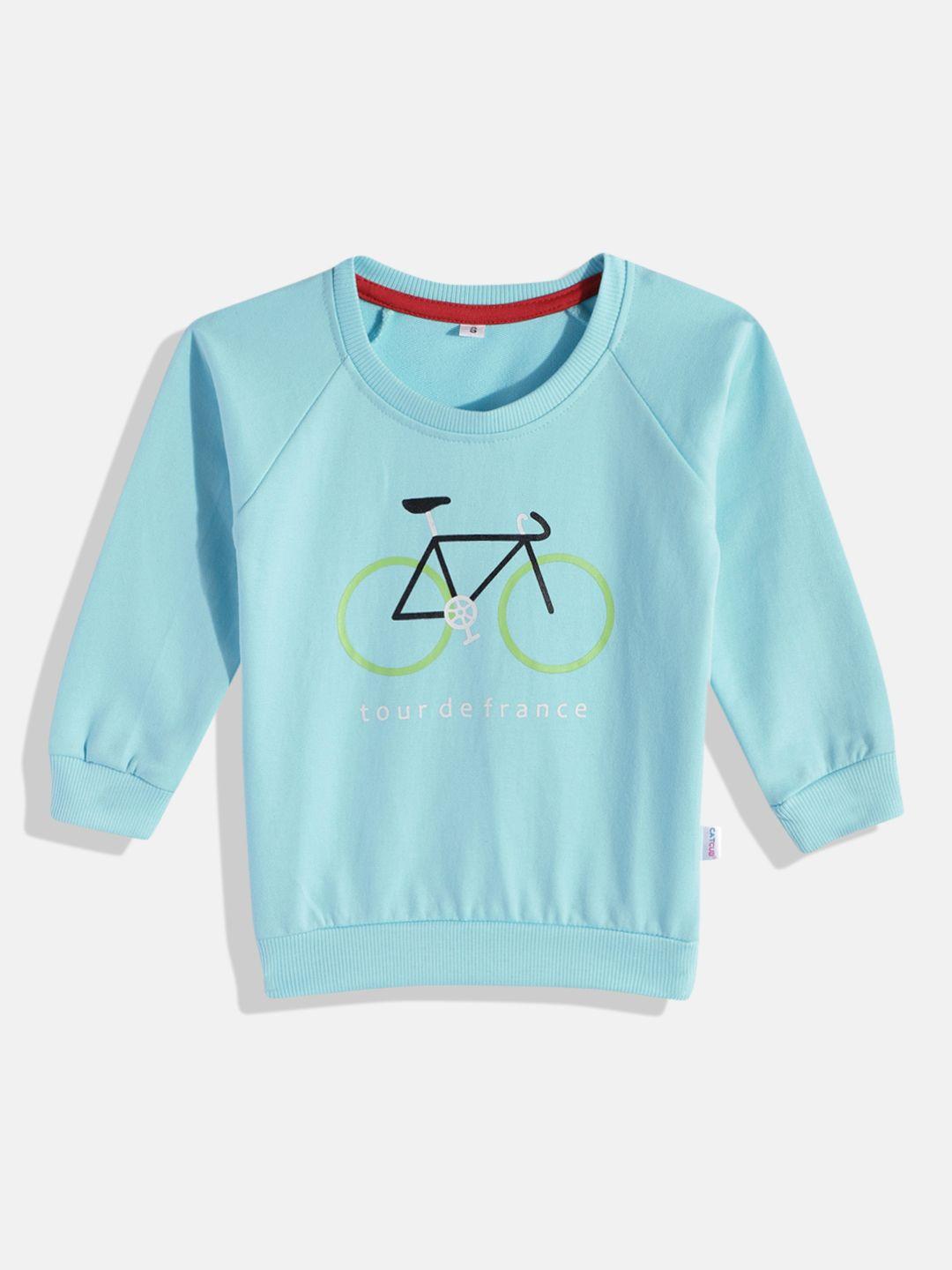 catcub kids printed cotton sweatshirt