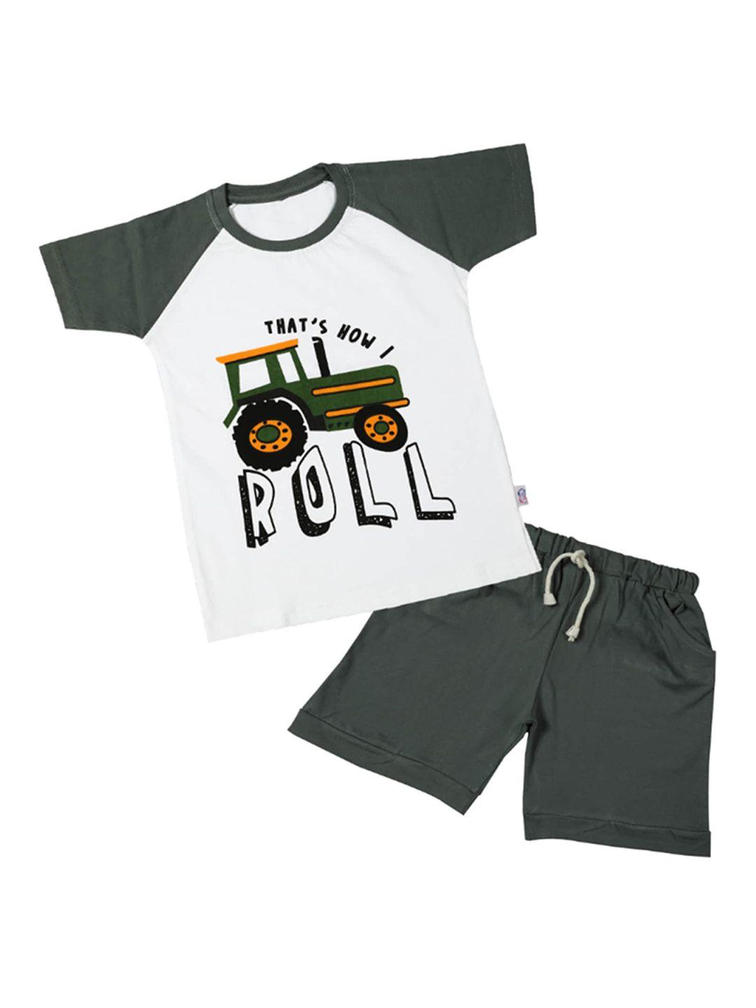 catcub unisex kids grey clothing set