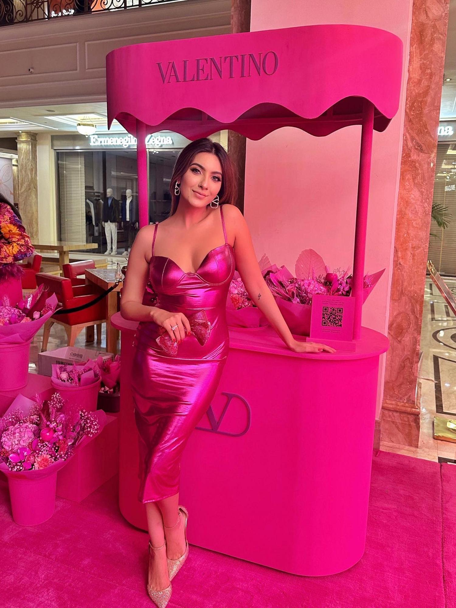 caterina pink dress
