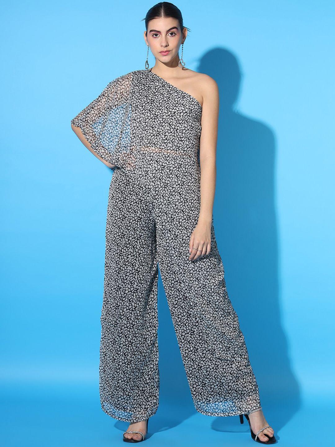 cation abstract printed tunic with trousers