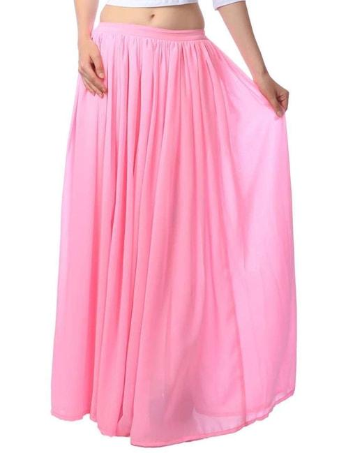 cation pink maxi skirt