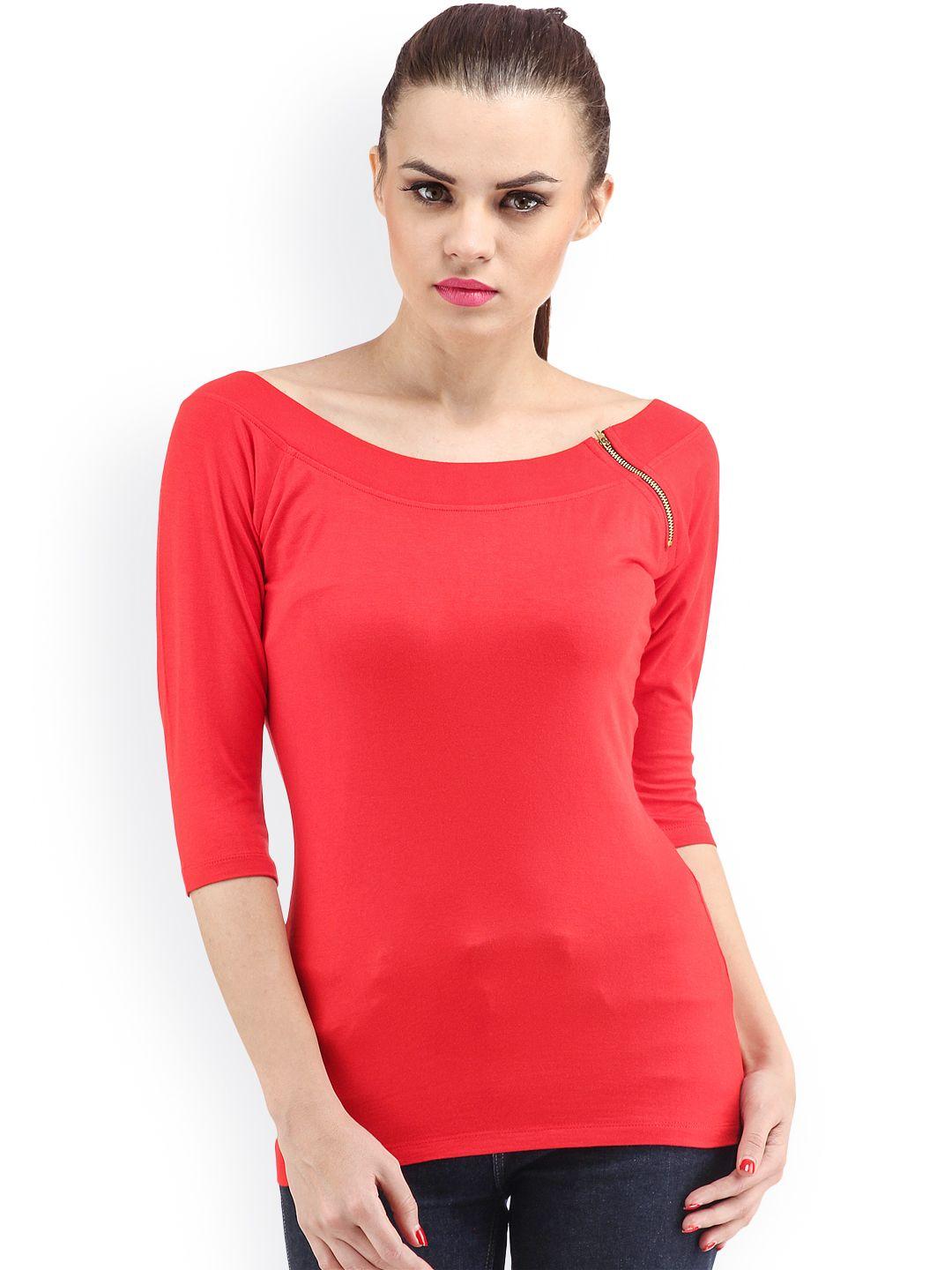 cation women red top