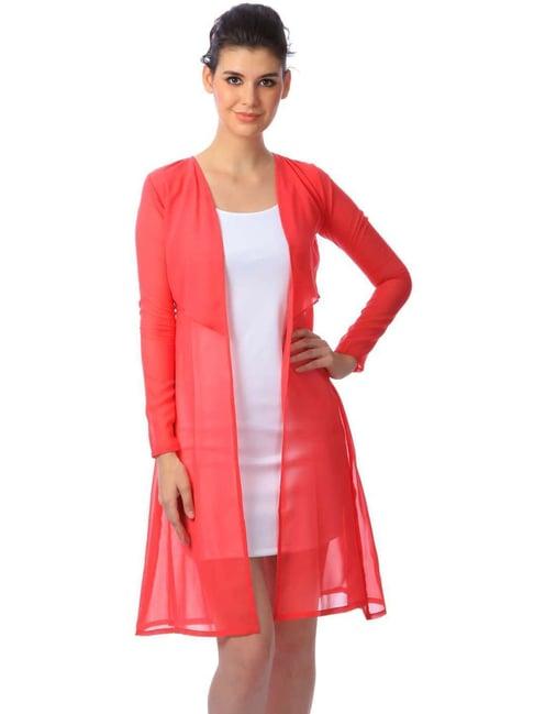 cation coral full sleeves shrug