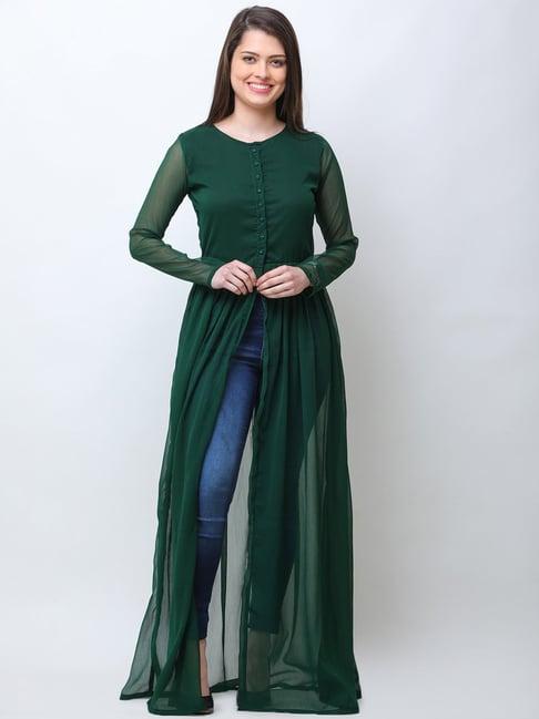 cation green tunic