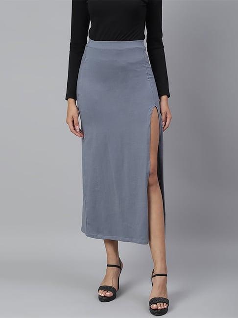 cation grey shift skirt