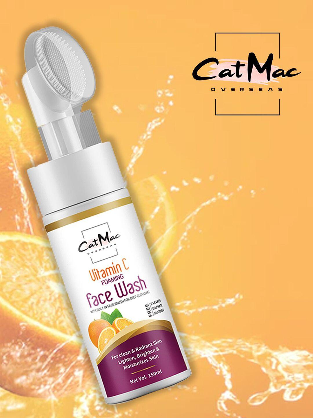 catmac vitamin c foaming face wash-150ml