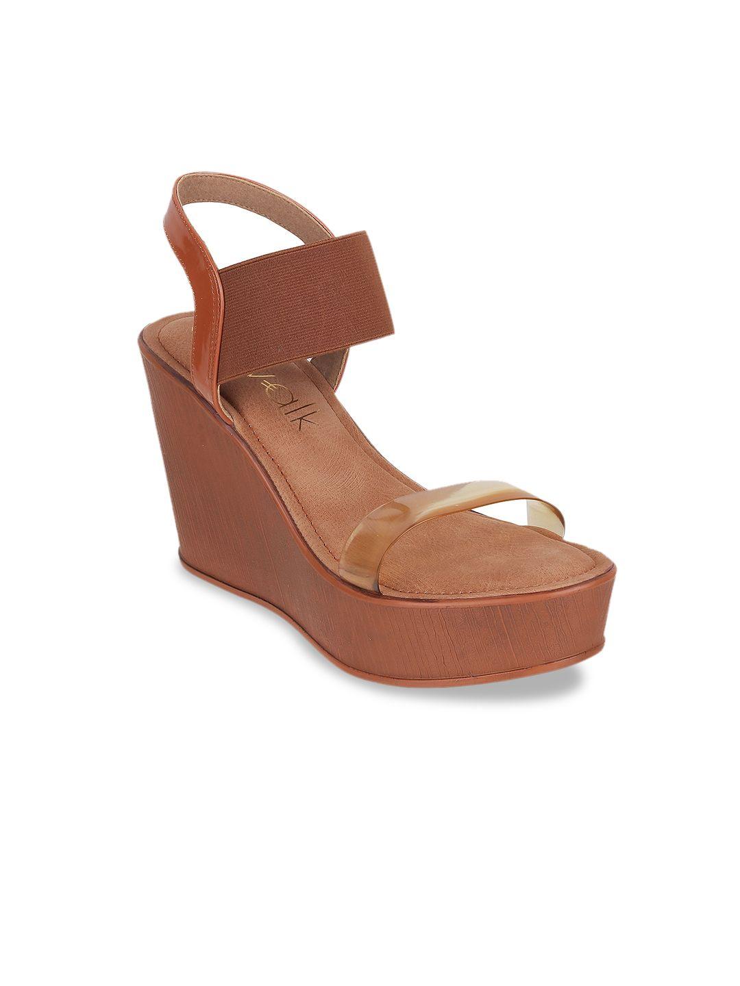 catwalk open toe wedges with backstrap