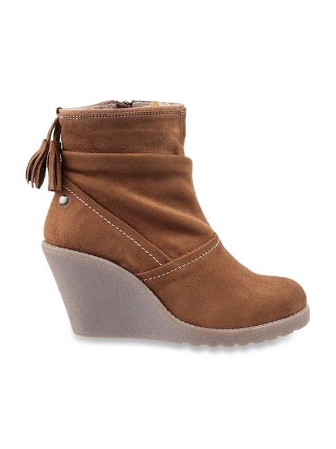 catwalk women's hot chic brown snow boots