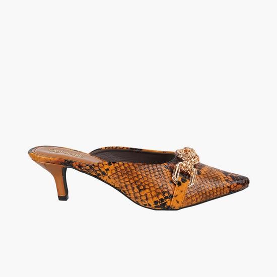 catwalk women chain-detailed heels