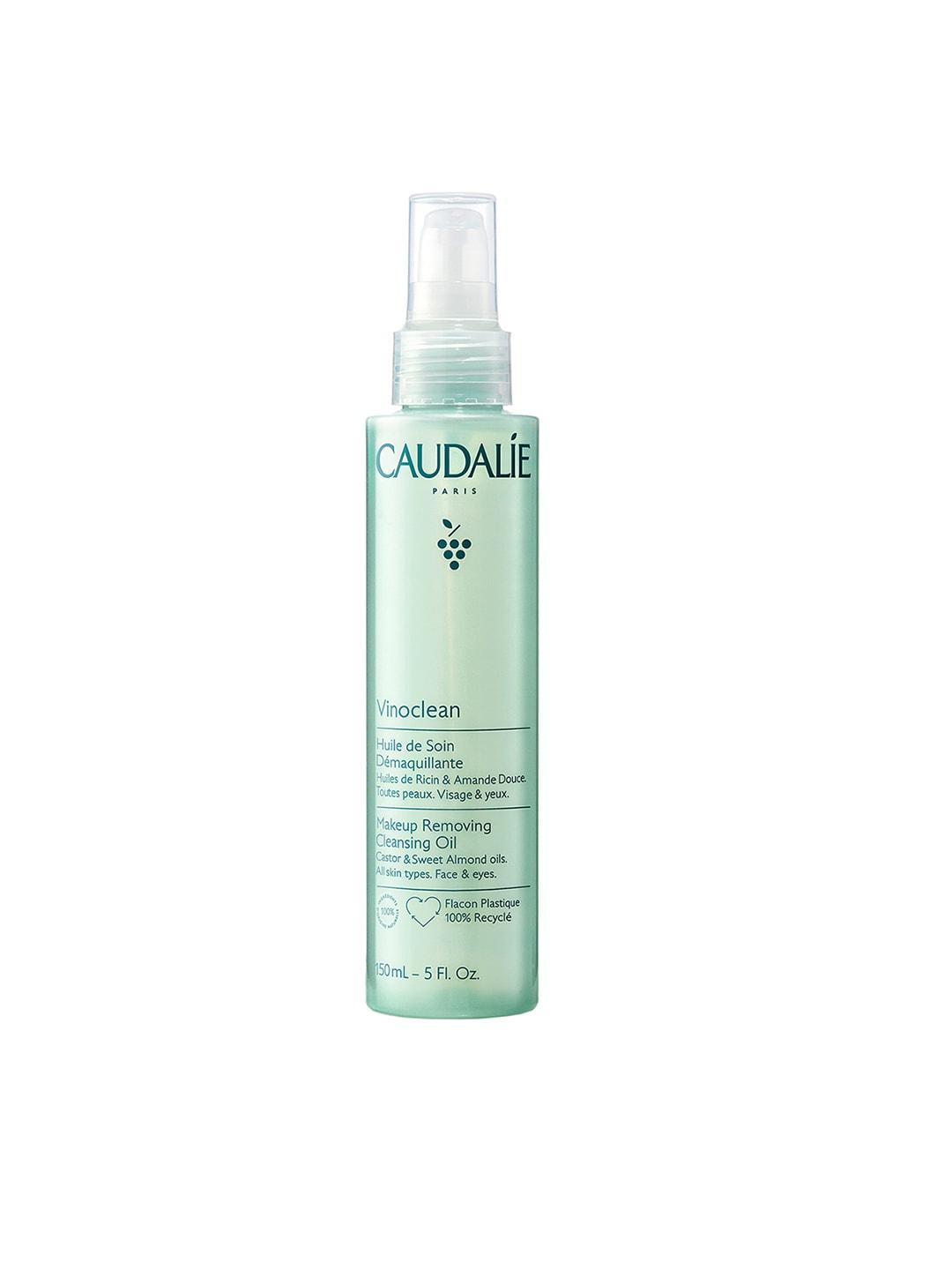 caudalie vinoclean makeup removing cleansing oil with castor & almond oil - vegan - 150 ml