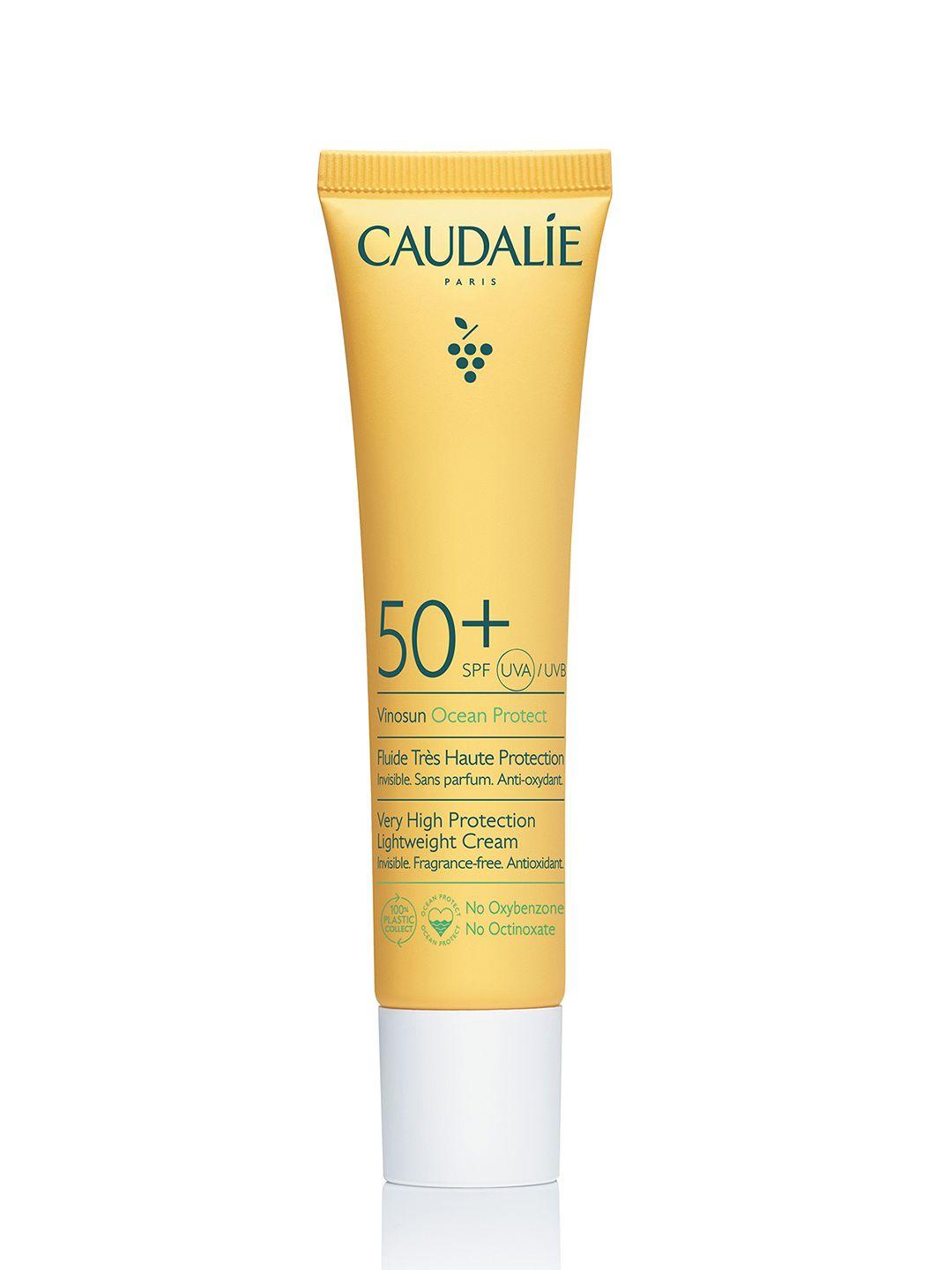 caudalie vinosun ocean protect spf 50+ very high protection lightweight cream - 40 ml