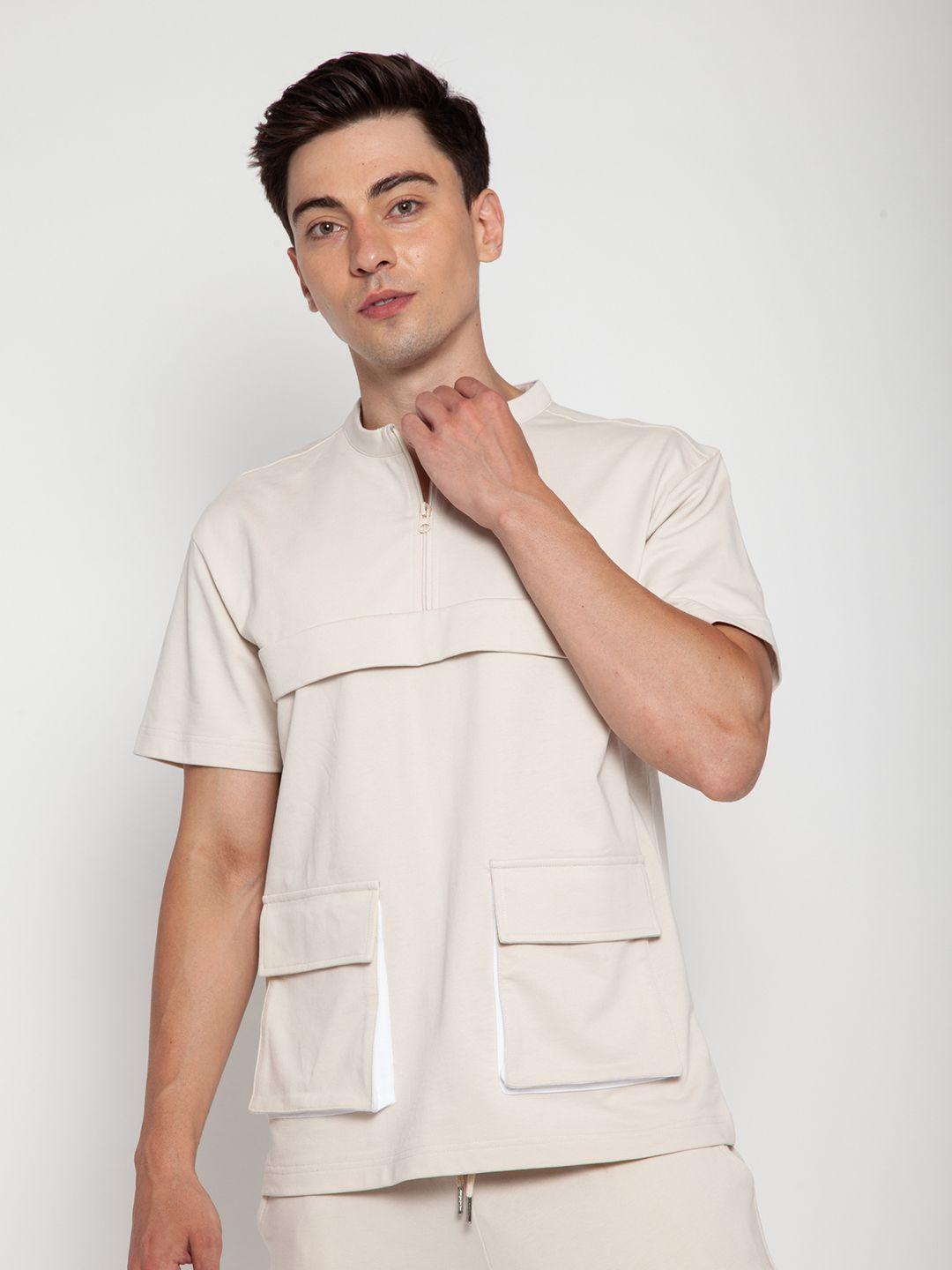cava drop-shoulder sleeves pockets t-shirt