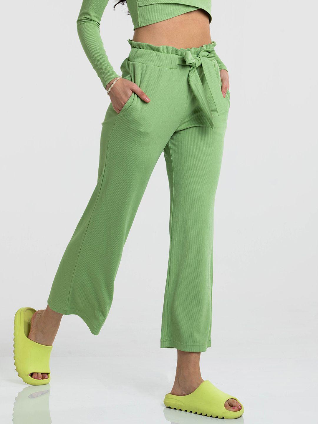 cava mid-rise cropped peg trousers