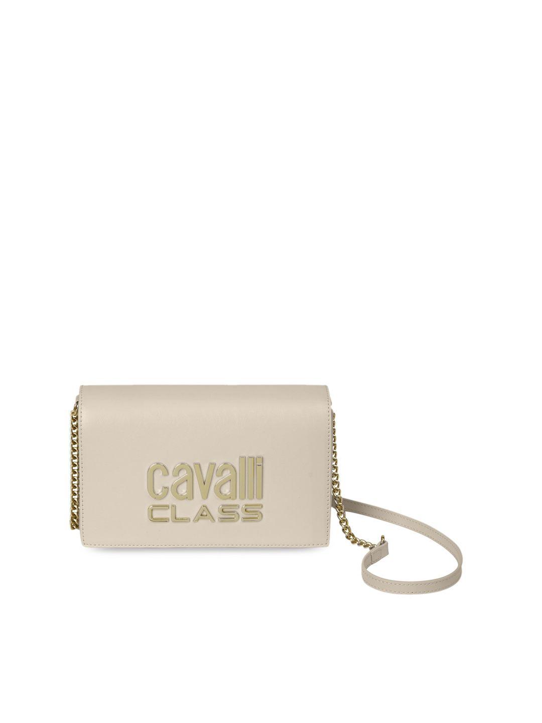 cavalli class embellished structured sling bag