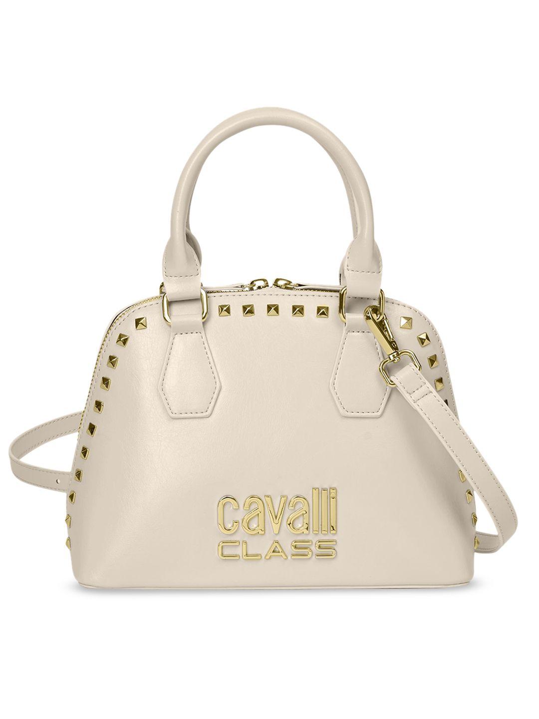 cavalli class embellished structured handheld bag