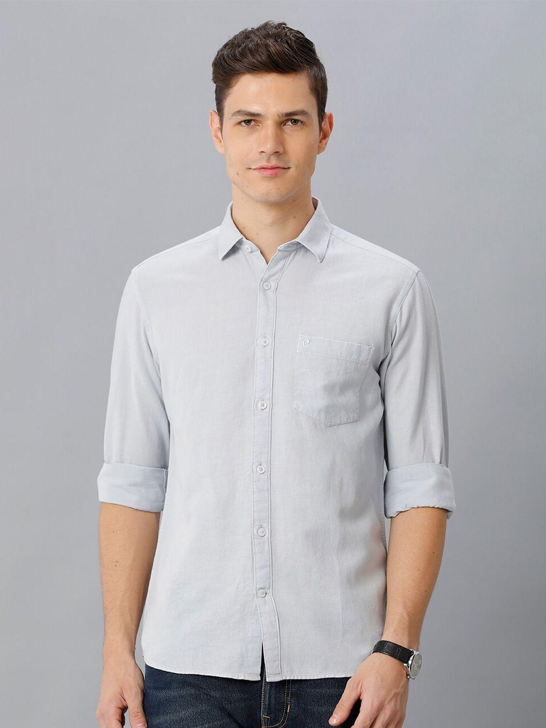 cavallo by linen club contemporary regular fit casual shirt