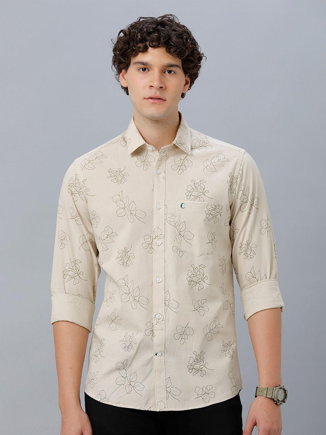 cavallo by linen club floral printed casual shirt