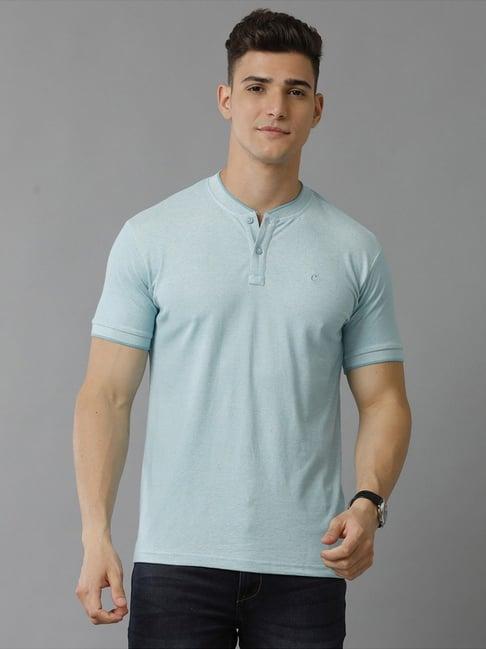 cavallo by linen club green contemporary fit t-shirt