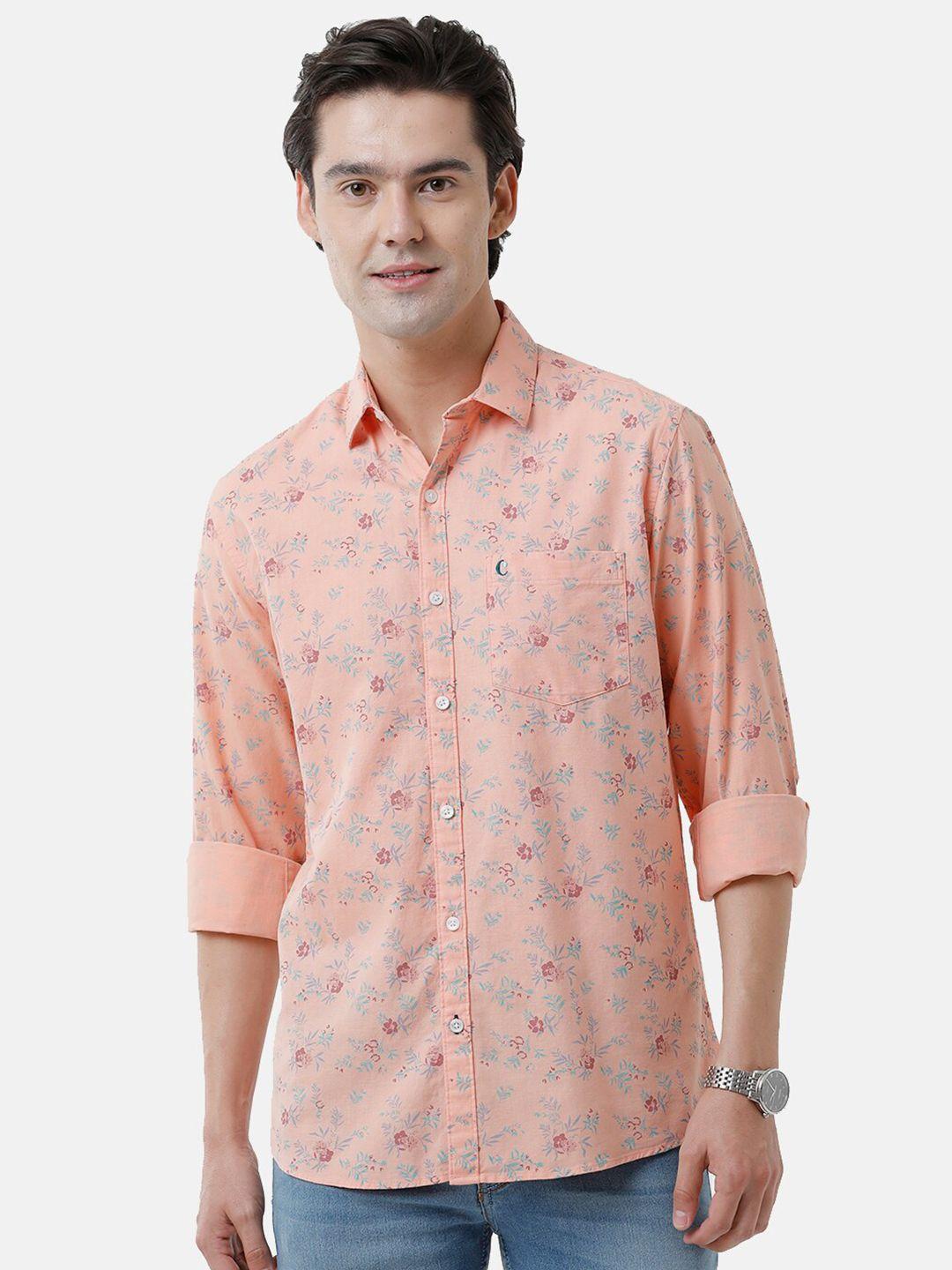 cavallo by linen club men floral printed casual shirt
