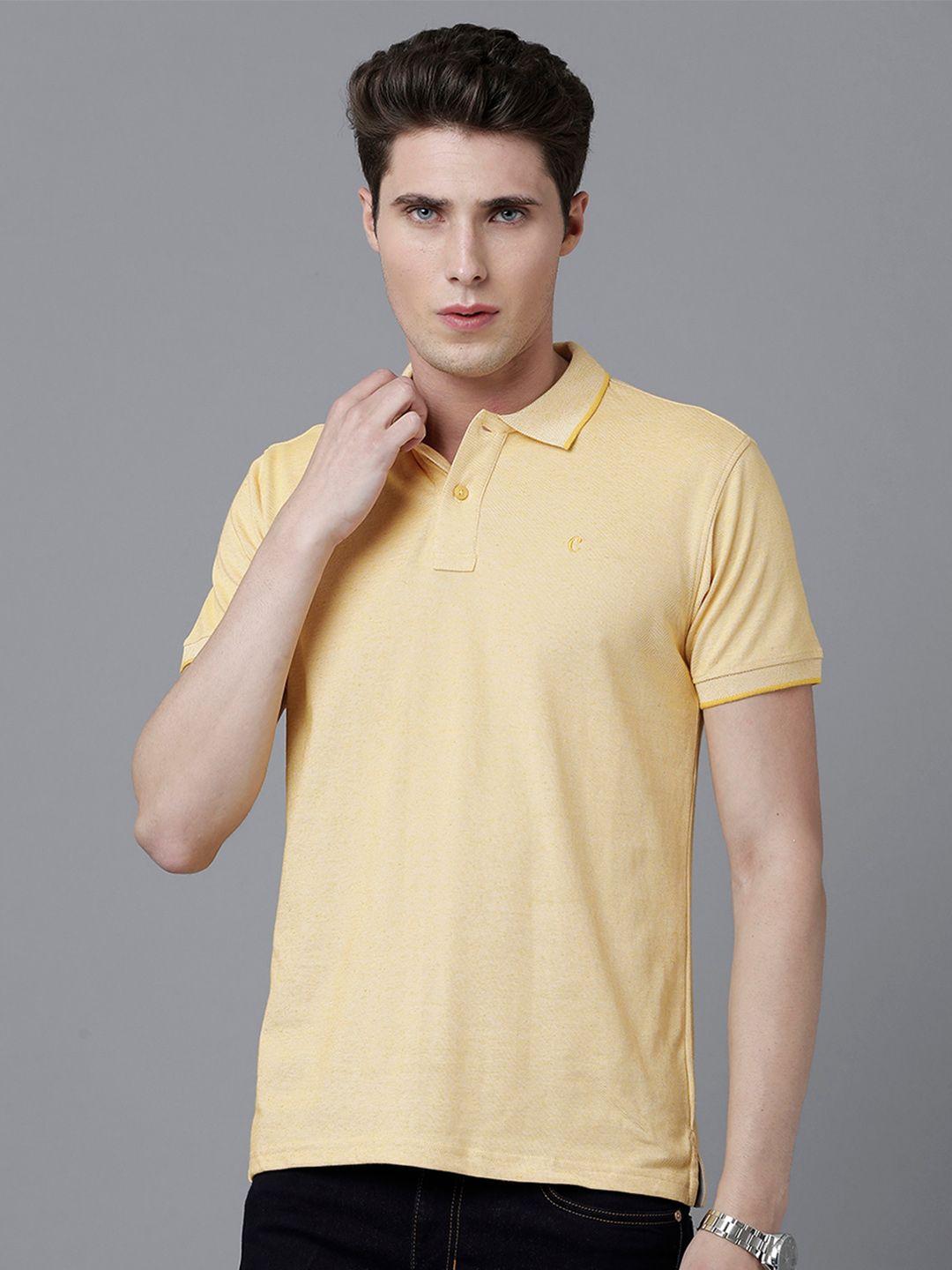 cavallo by linen club men polo collar t-shirt