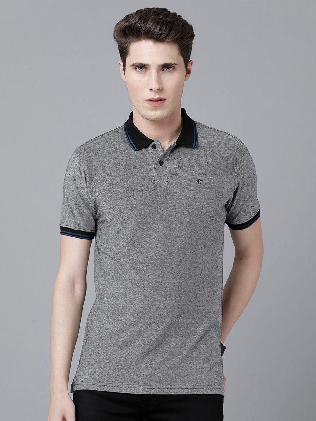 cavallo by linen club men polo collar t-shirt