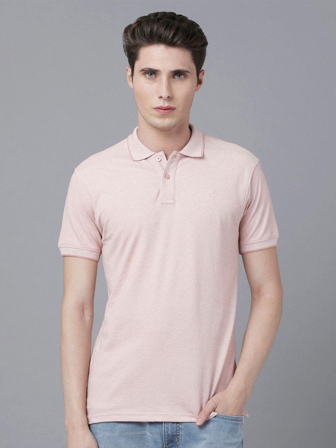 cavallo by linen club men polo collar t-shirt