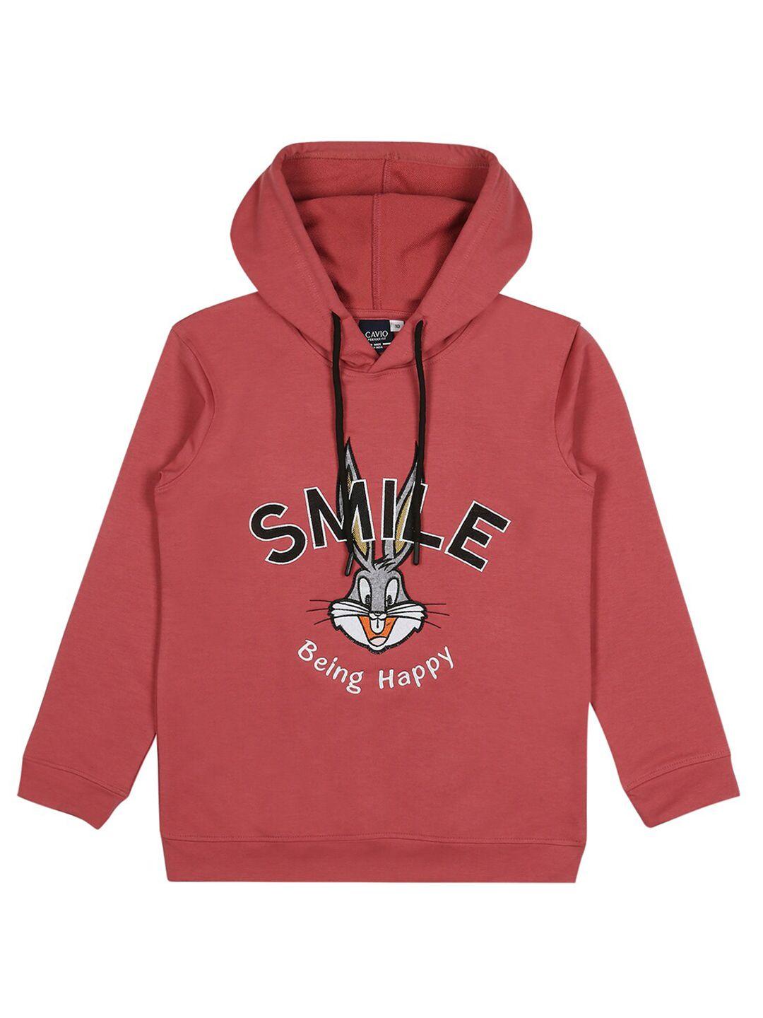 cavio boys bugs bunny printed hooded cotton sweatshirts