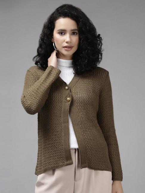 cayman brown crochet pattern cardigan