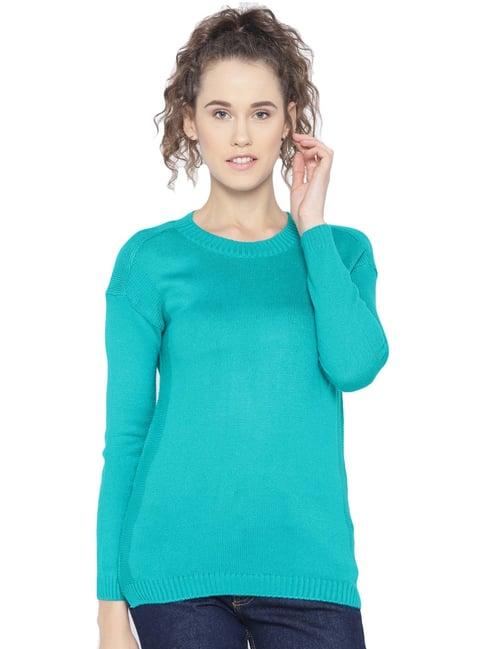 cayman turquoise comfort fit sweater