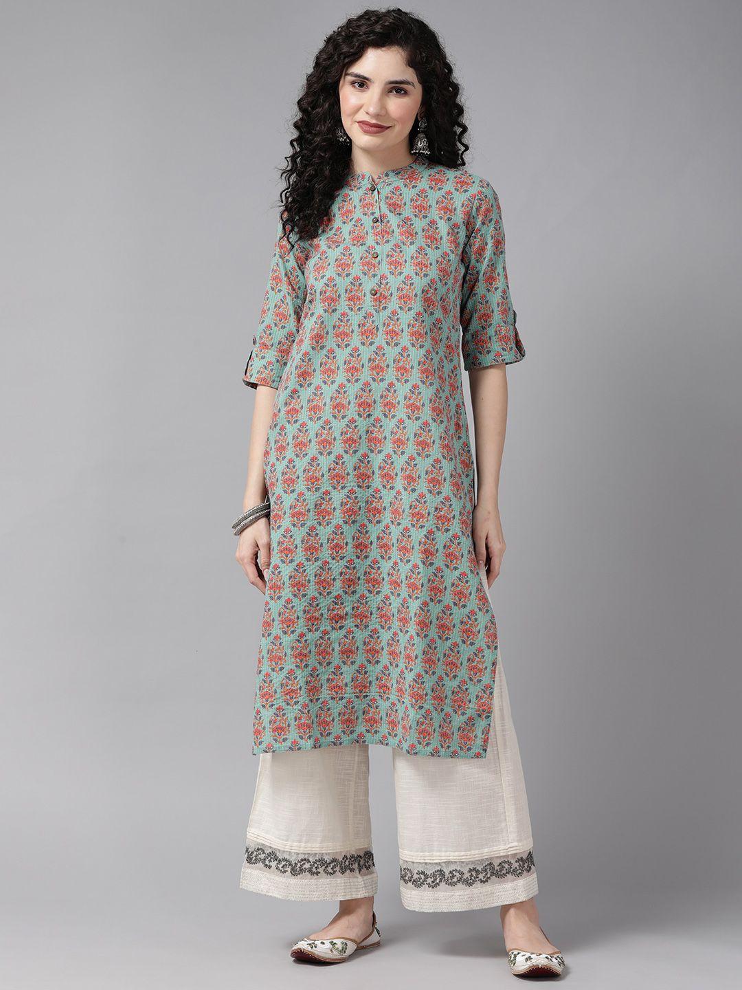 cayman floral printed floral kurta