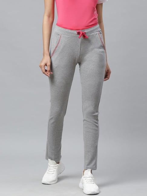 cayman grey mid rise track pants