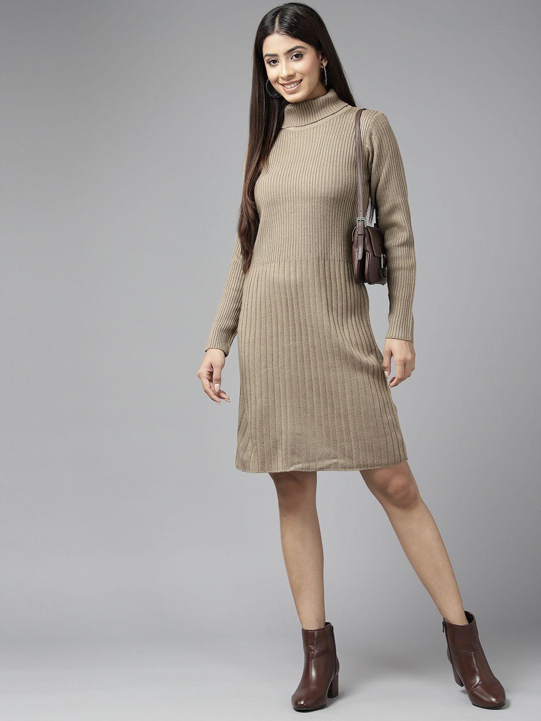 cayman solid acrylic jumper dress