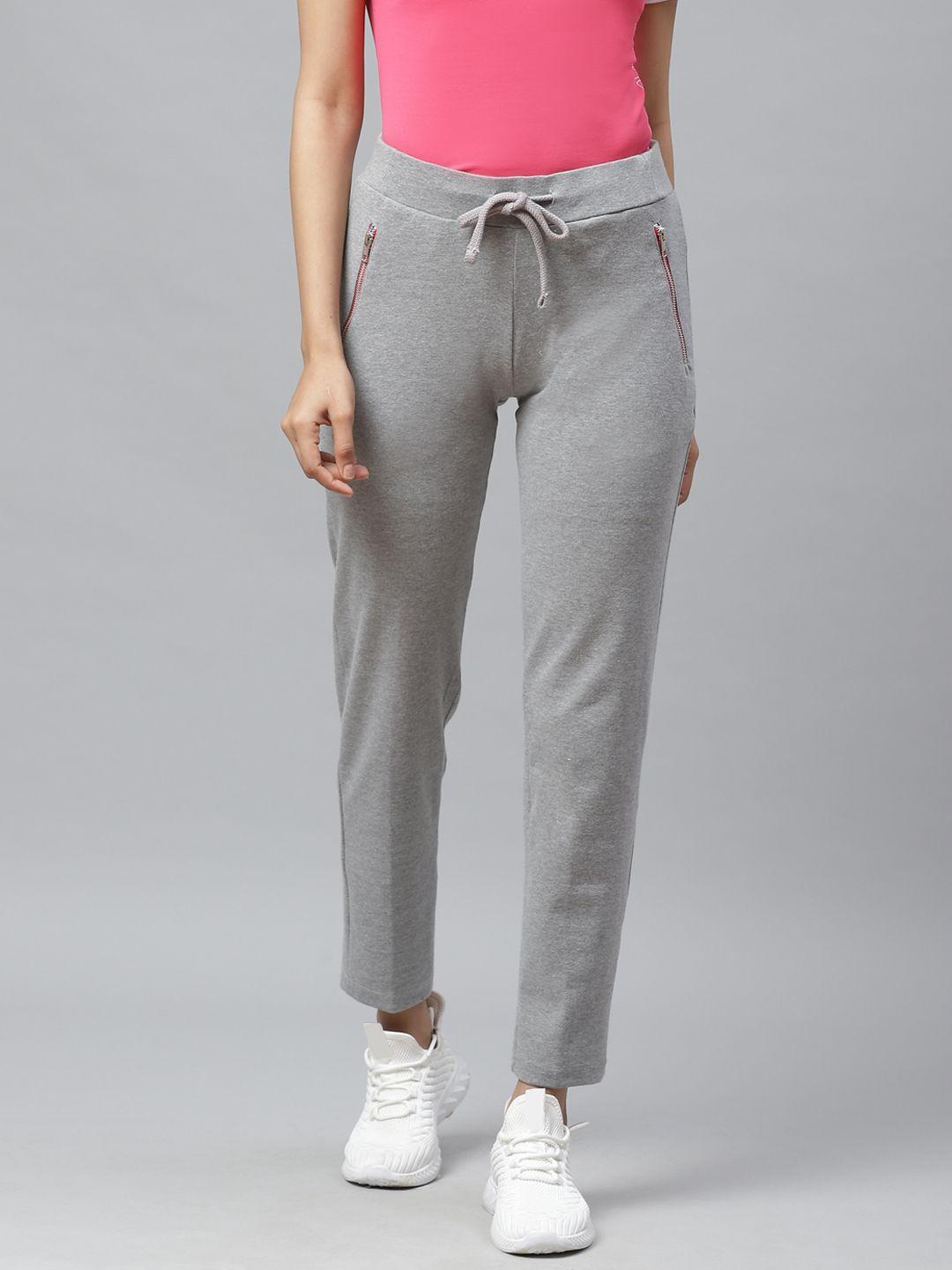 cayman women grey solid track pants